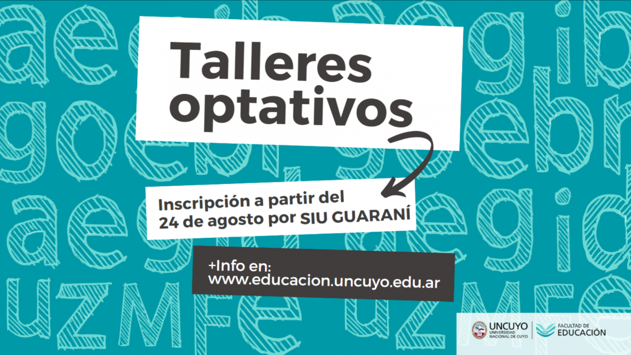 imagen Abren inscripciones para los talleres optativos