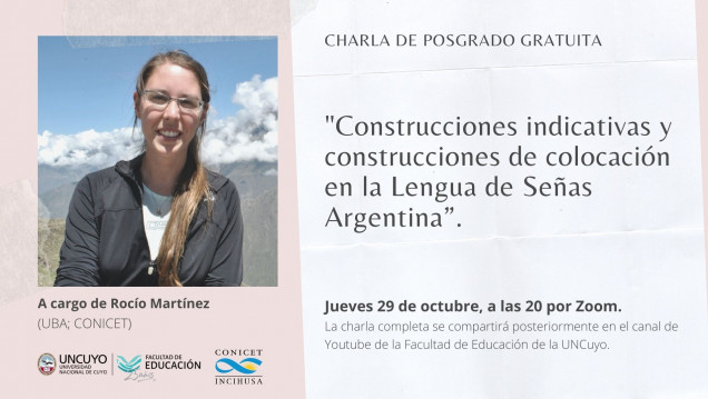 imagen Llega el turno de la Lengua de Señas Argentina al Ciclo de posgrado sobre Lenguaje 