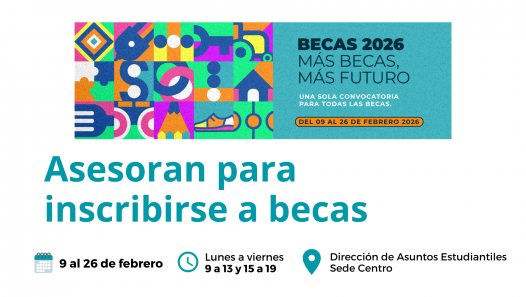 imagen Ofrecerán apoyo para inscribirse a las Becas 2026