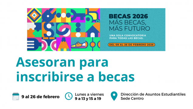 imagen Ofrecerán apoyo para inscribirse a las Becas 2026
