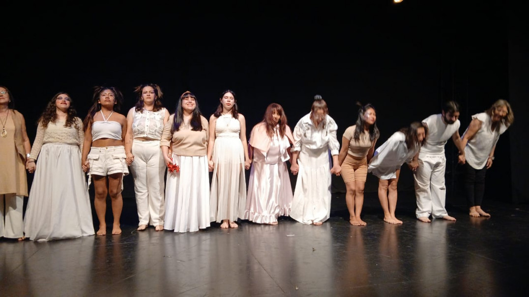 imagen Elenco de Teatro de la Facultad de Educación presentó "Hoy quiero decir que"