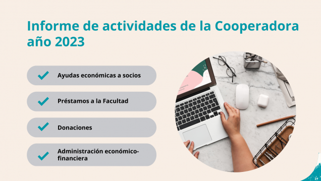 imagen La Cooperadora de la Facultad compartió su informe de actividades durante 2023