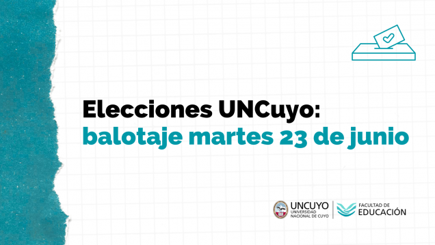 imagen Elecciones UNCuyo: habrá segunda vuelta el martes 23 de junio