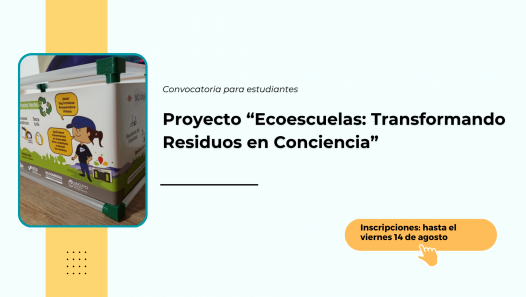 imagen Convocan a estudiantes para participar en proyecto de Educación Ambiental
