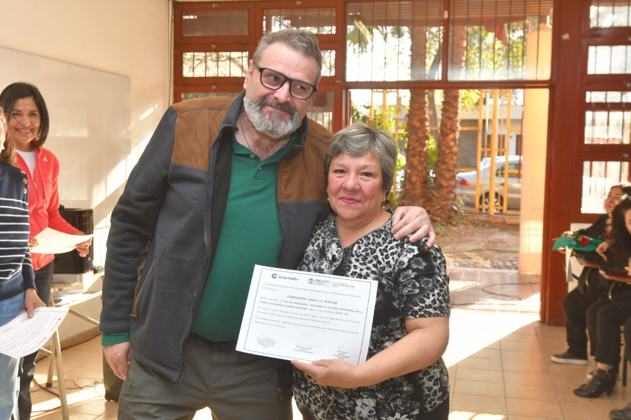 imagen Treinta y siete auxiliares de jardines de Guaymallén se capacitaron en la Facultad de Educación