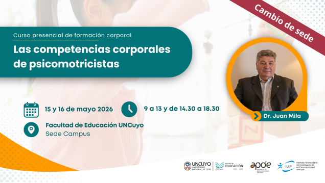 imagen Competencias corporales de psicomotricistas será el tema de una capacitación