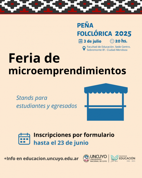 imagen Una peña folclórica solidaria conmemorará los 30 años de la Facultad de Educación