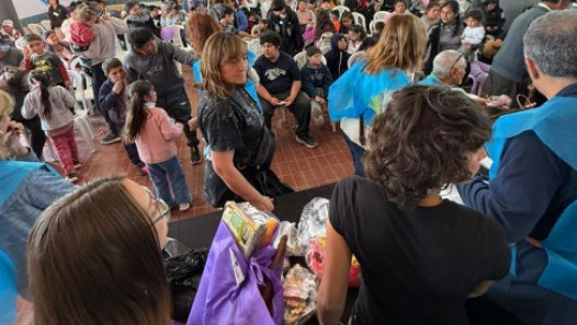 imagen Entregaron donaciones por el Día de las Infancias