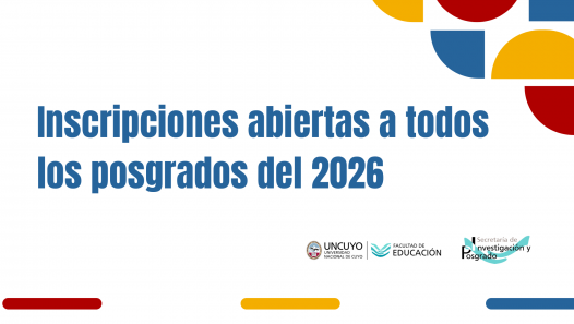 imagen Inscripciones abiertas a todos los posgrados del 2026