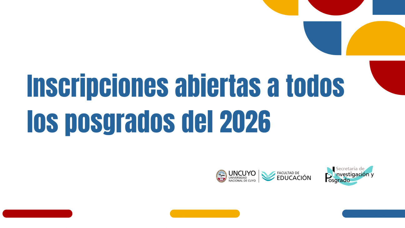 imagen Inscripciones abiertas a todos los posgrados del 2026