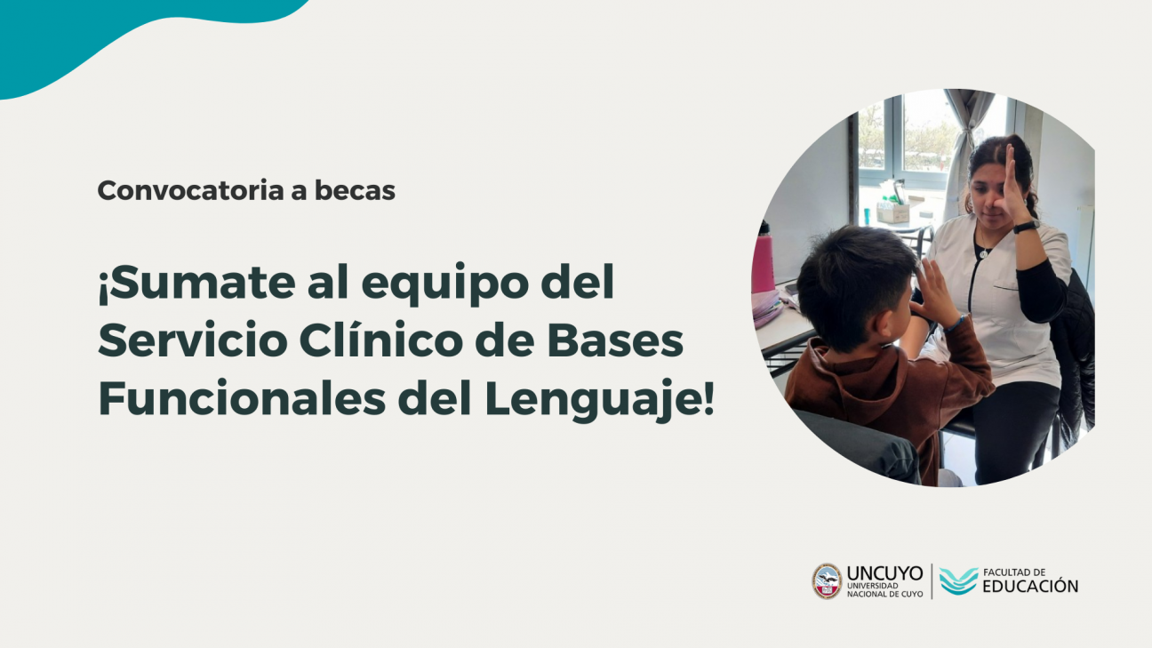 imagen Abren convocatoria para sumarse al equipo del Servicio Clínico de Bases Funcionales del Lenguaje