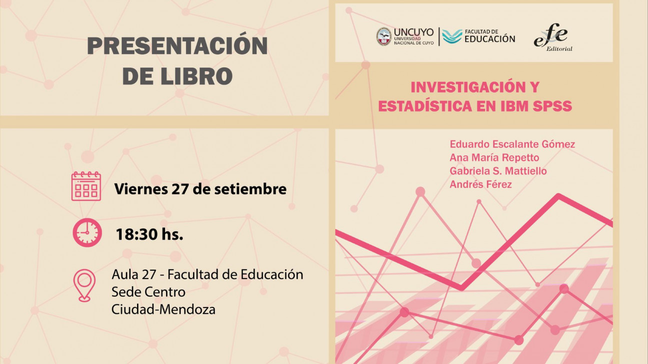 imagen Presentarán libro sobre Investigación y Estadística en el software estadístico IBM SPSS