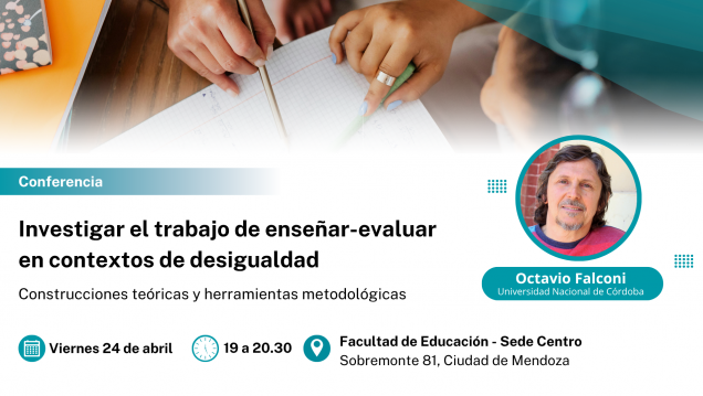 imagen Enseñanza y evaluación en contextos de desigualdad será el tema de una conferencia gratuita