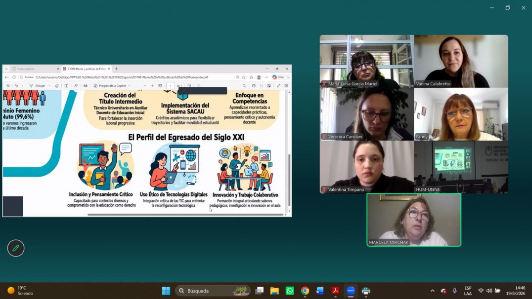 imagen Docentes de la Facultad presentaron avances curriculares en un congreso internacional de educación infantil