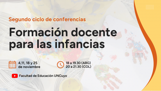 imagen Abordarán la formación docente para las infancias en un ciclo conferencias virtuales