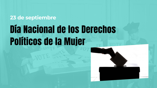 imagen Conmemoran el Día de los Derechos Políticos de la Mujer