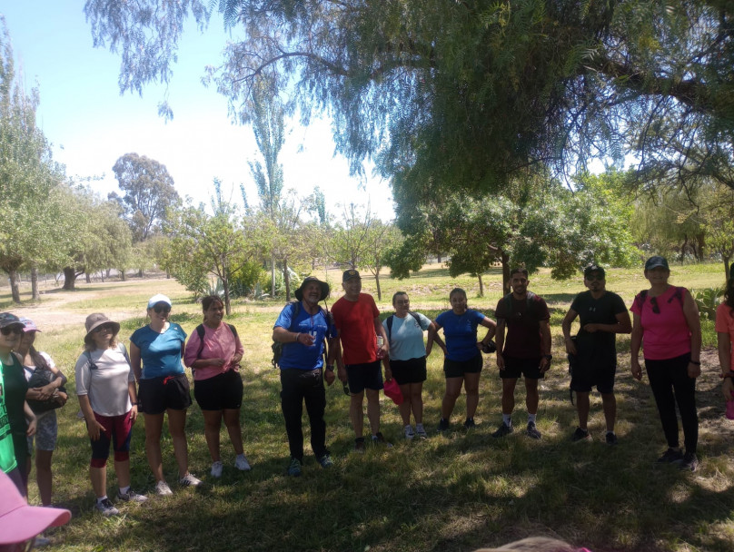 imagen Ejercicio al aire libre y disfrute del tiempo fueron los ejes de una salida recreativa