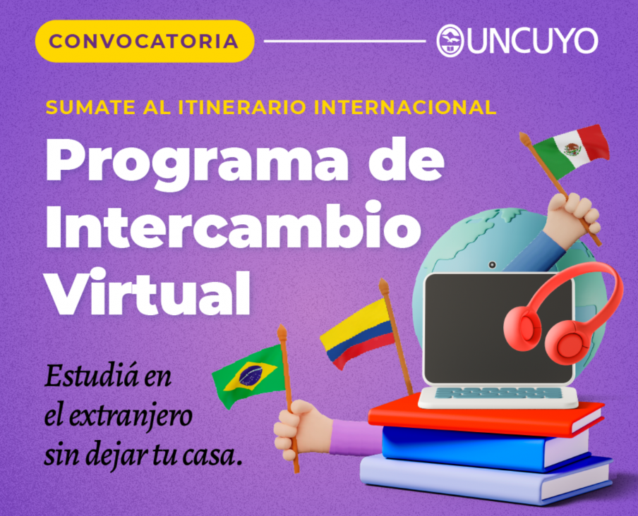 imagen Estudiantes podrán cursar espacios curriculares virtuales en universidades extranjeras