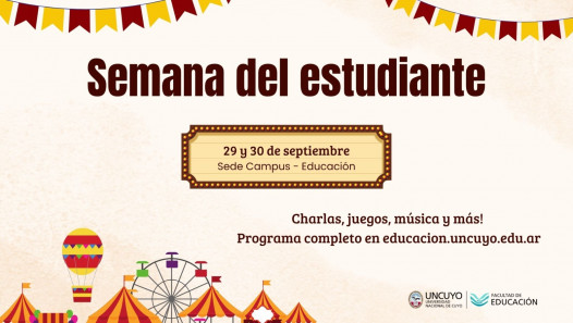 imagen Semana del Estudiante "Pasen y vean": dos jornadas de juegos, charlas y shows 