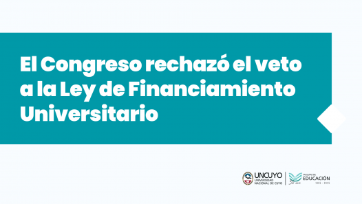 imagen El Congreso rechazó el veto  a la Ley de Financiamiento Universitario