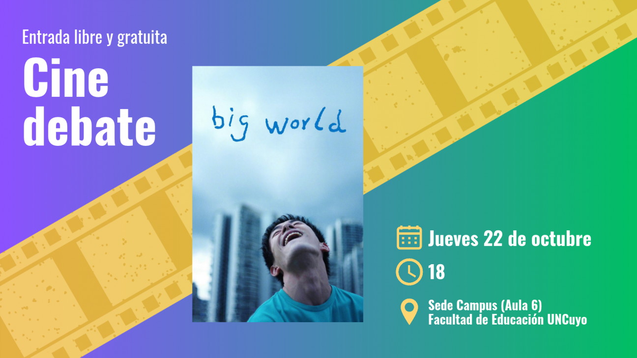 imagen Analizarán la película "Big World" en un debate