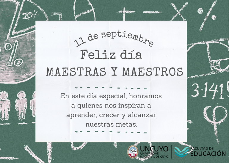 imagen ¡Feliz día, maestras y maestros!