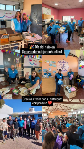 imagen Entregaron donaciones por el Día de las Infancias