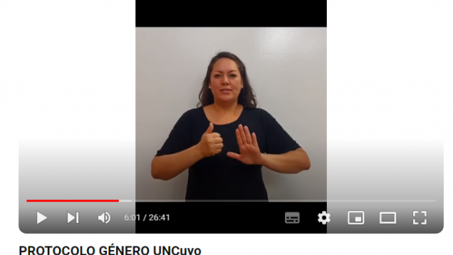 imagen Interpretaron el protocolo de intervención ante situaciones de violencia de género en Lengua de Señas Argentina