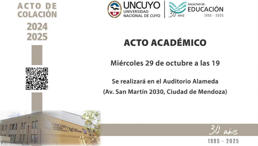 imagen Acto de Colación 2024-2025