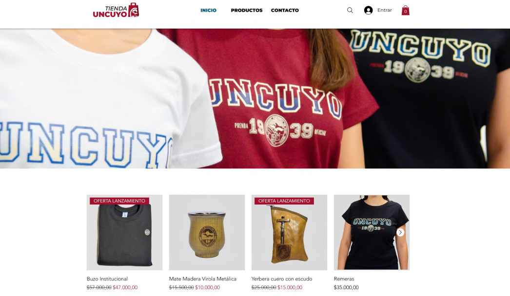 imagen La UNCuyo ya tiene su tienda de productos y se presenta con ofertas de lanzamiento