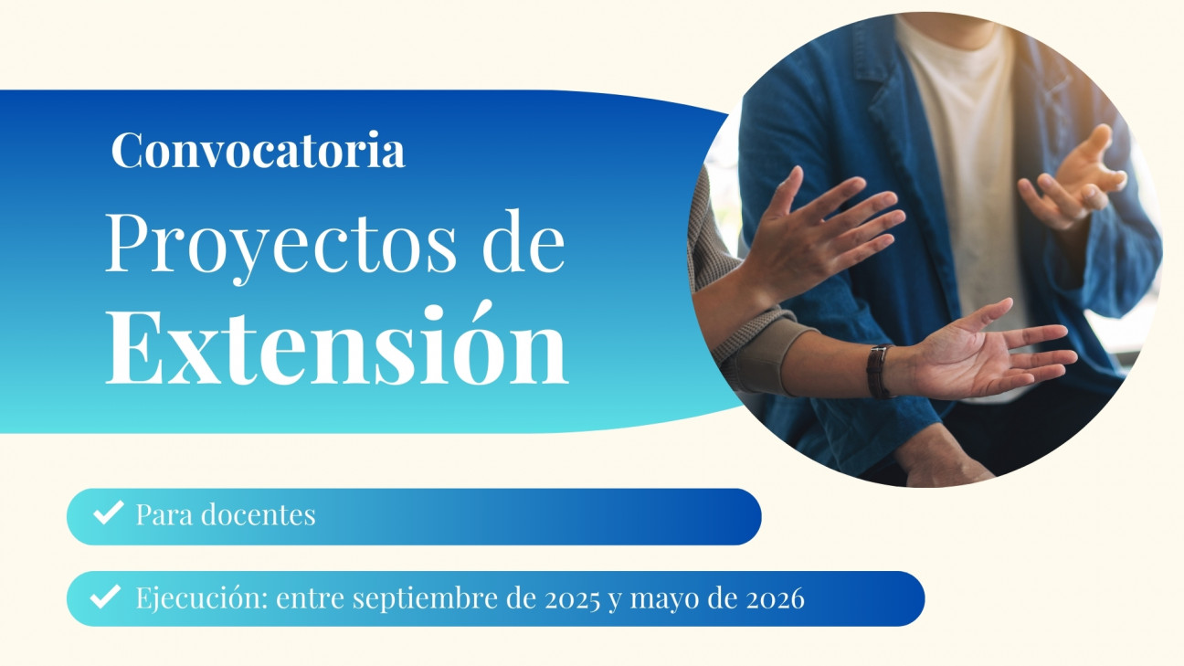 imagen Convocan a docentes a presentar Proyectos de Extensión 