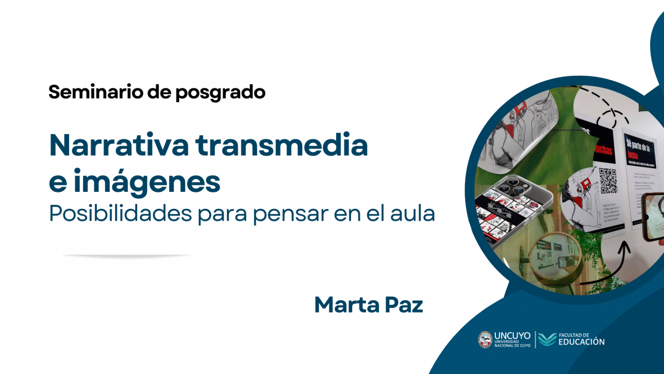 imagen Narrativa transmedia e imágenes en el aula serán los temas de un seminario de posgrado