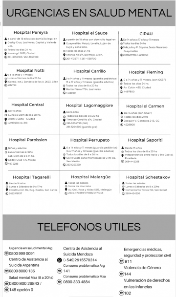 imagen Realizaron intervenciones sobre salud mental en un taller