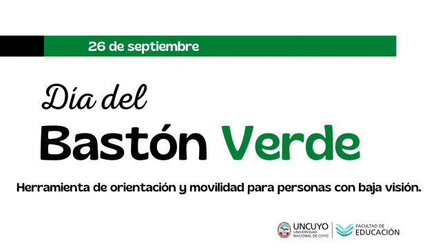 imagen 26 de septiembre: Día del Bastón Verde