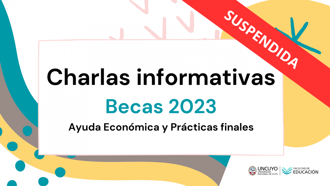 imagen Suspenden charla informativa sobre becas