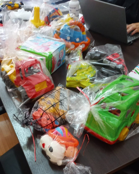 imagen Entregaron donaciones por el Día de las Infancias