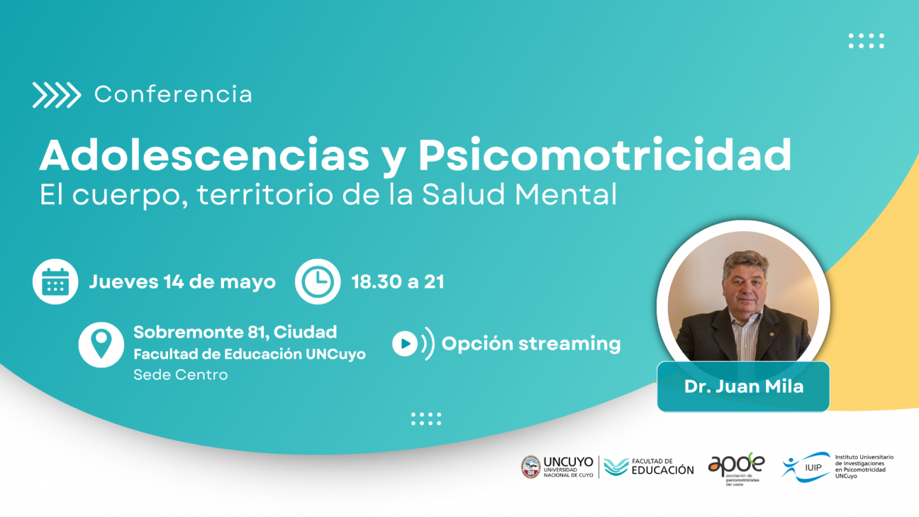 imagen Adolescencias y Psicomotricidad serán el foco de una conferencia