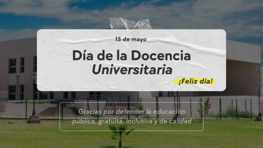 imagen 15 de mayo: Día de la Docencia Universitaria