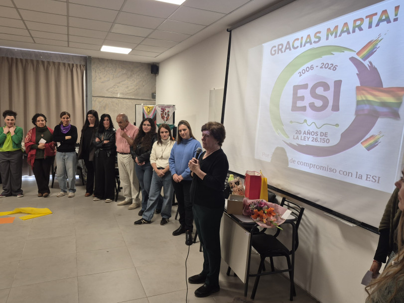 imagen Reconocieron la trayectoria de Marta Abate