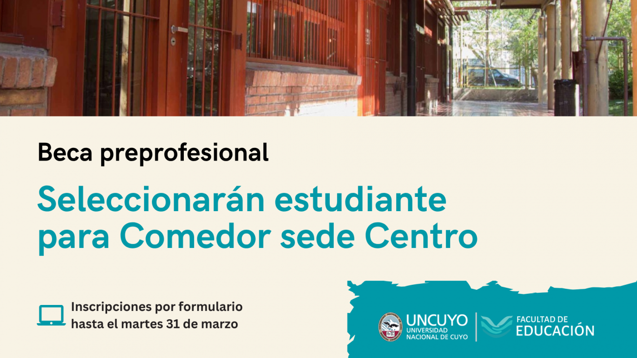 imagen Seleccionarán un estudiante para prestar atención en el Comedor en sede Centro