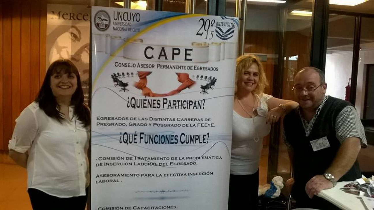 imagen El CAPE  estuvo presente en el Primer Encuentro Anual de Egresados de la UNCUYO