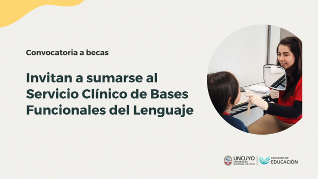 imagen Abren convocatoria para sumarse al equipo del Servicio Clínico de Bases Funcionales del Lenguaje