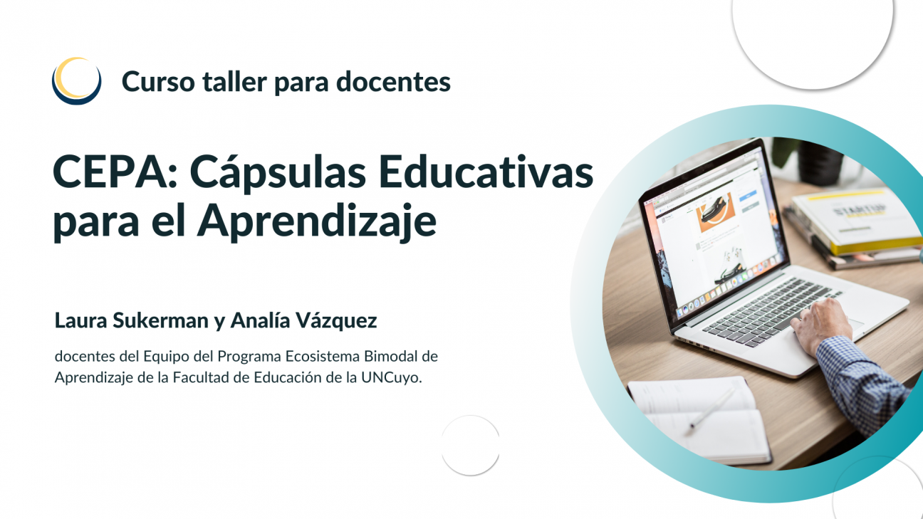 imagen Dictarán un curso a docentes sobre creación de cápsulas educativas