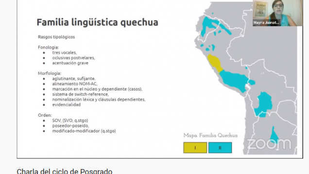 imagen Características de quichua santiagueño fue la temática de una charla de posgrado