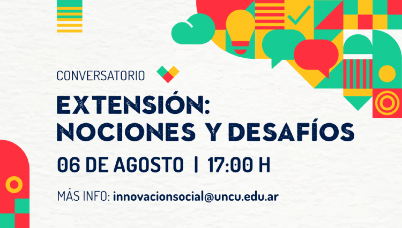 imagen Invitan a participar de conversatorio sobre Extensión Universitaria