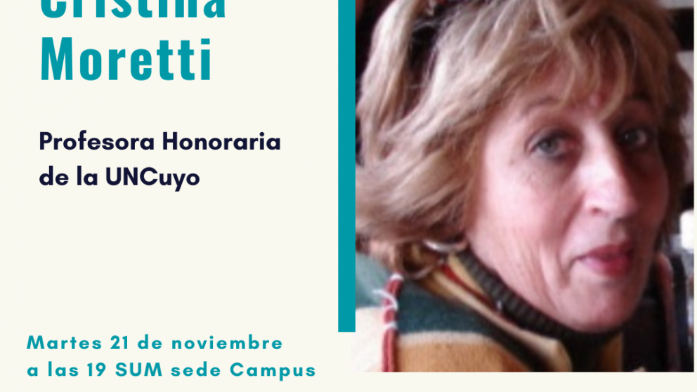 imagen Entrega del título de Profesora Honoraria de la UNCuyo a Cristina Moretti