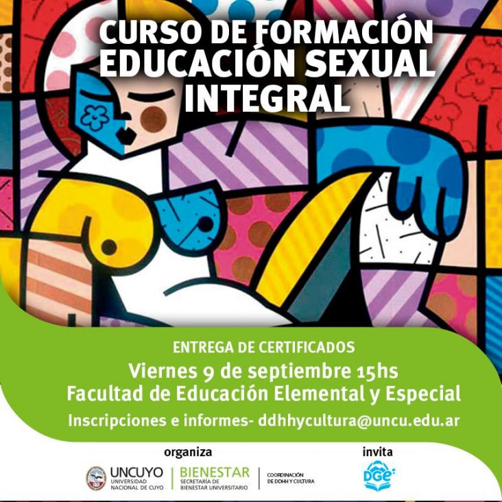 imagen Educación Sexual Integral será temática de un curso de formación