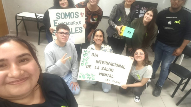 imagen Realizaron intervenciones sobre salud mental en un taller