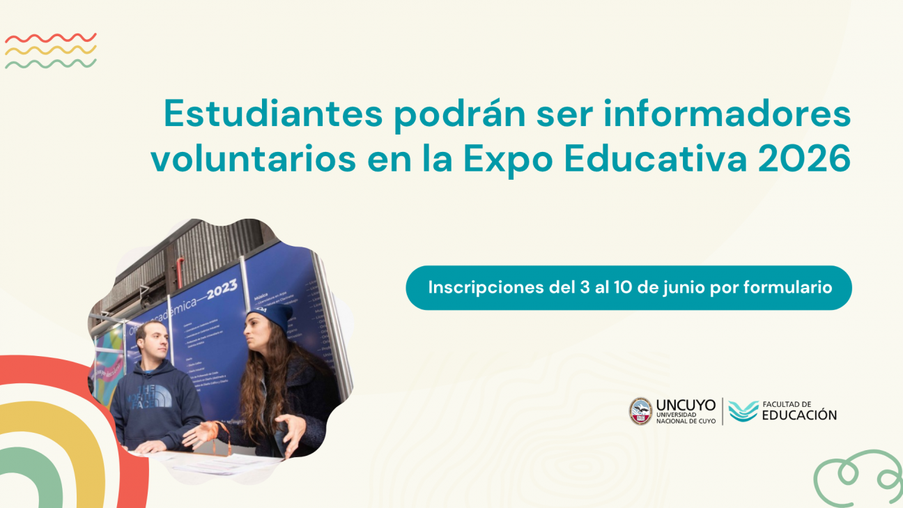 imagen Estudiantes podrán ser informadores voluntarios en la Expo Educativa 2026