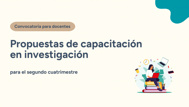 imagen Convocan a presentar capacitaciones de investigación